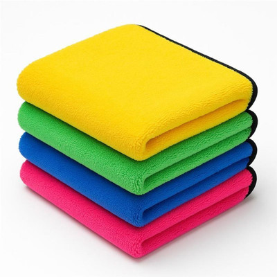 AUTOSITE Microfiber Vehicle Washing  Cloth(Pack Of 4, 800 GSM)