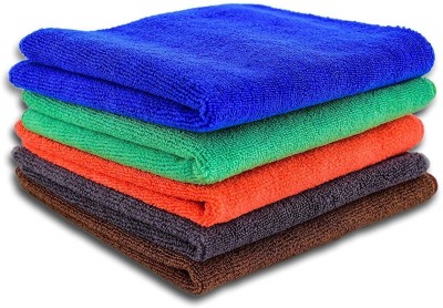 Flipkart SmartBuy Microfiber Vehicle Washing  Cloth(Pack Of 5, 400 GSM)