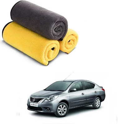 CCE Microfiber Vehicle Washing  Cloth(Pack Of 3, 600 GSM)