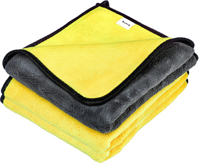 Rewop Microfiber Vehicle Washing  Cloth(Pack Of 3, 600 GSM)