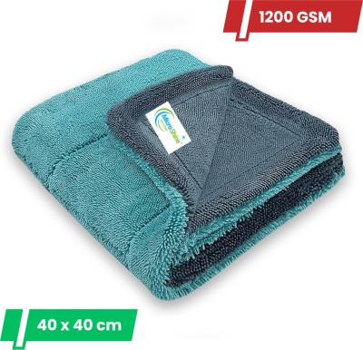 MICROSHINE Microfiber Vehicle Washing  Cloth(Pack Of 1, 1200 GSM)