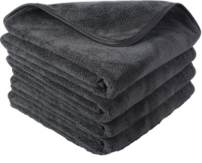 MOCKHE Microfiber Vehicle Washing  Cloth(Pack Of 4, 600 GSM)