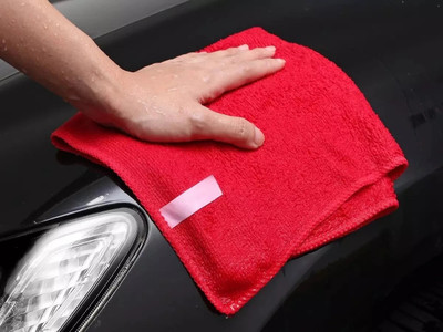 PITRADEV Microfiber Vehicle Washing  Cloth(Pack Of 1, 350 GSM)