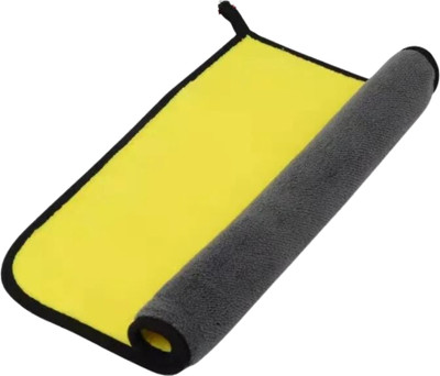 KleanShine Microfiber Vehicle Washing  Cloth(Pack Of 1, 500 GSM)