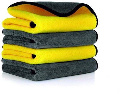 Armaan Pack of 5 Lint Free Dual Sided Vehicle, Glass & floor Cleaning Cloth MC3.795 Wet and Dry Cotton Cleaning Cloth(5 Units)