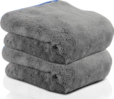Euro Care Microfiber Vehicle Washing  Cloth(Pack Of 2, 600 GSM)
