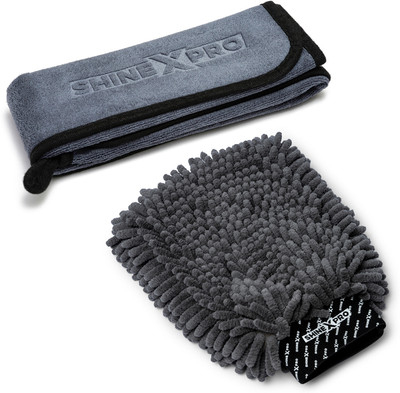 ShineXPro Microfiber Vehicle Washing  Cloth(Pack Of 2)