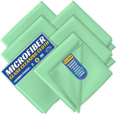 F8WARES Microfiber, Glass Vehicle Washing  Cloth(Pack Of 5, 300 GSM)