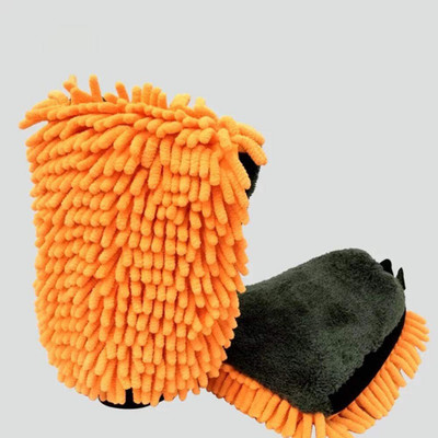 carempire Microfiber Vehicle Washing  Washing Mitt Hand Glove(Pack Of 2)
