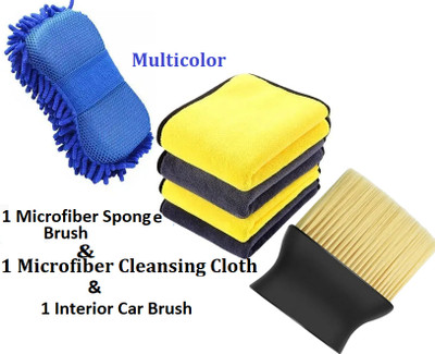 AirSoft Microfiber Vehicle Washing  Sponge(Pack Of 3)