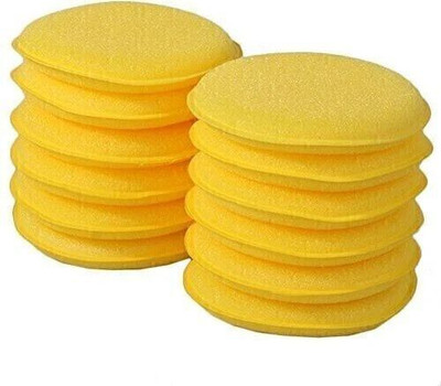 Sheen Shine Microfiber Vehicle Washing  Sponge(Pack Of 12, 150 GSM)