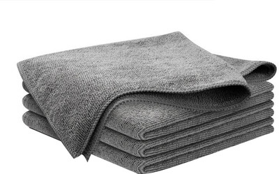KeepCart Microfiber Vehicle Washing  Cloth(Pack Of 4, 350 GSM)