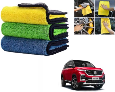 ROYAL AUTO MART Microfiber Vehicle Washing  Cloth(Pack Of 3, 800 GSM)