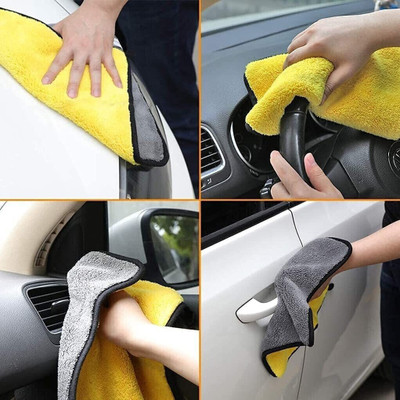 karan Microfiber Vehicle Washing  Cloth(Pack Of 5, 600 GSM)