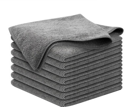 KeepCart Microfiber Vehicle Washing  Cloth(Pack Of 8, 350 GSM)