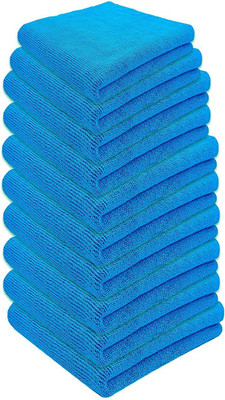 FIXSMITH Microfiber Vehicle Washing  Cloth(Pack Of 10, 350 GSM)