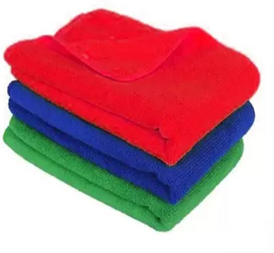 Palakshi Microfiber Vehicle Washing  Cloth(Pack Of 3, 200 GSM)