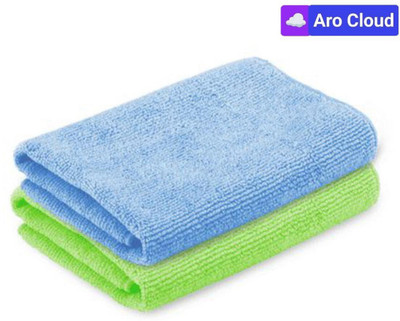 aro cloud Microfiber Vehicle Washing  Cloth(Pack Of 2, 300 GSM)