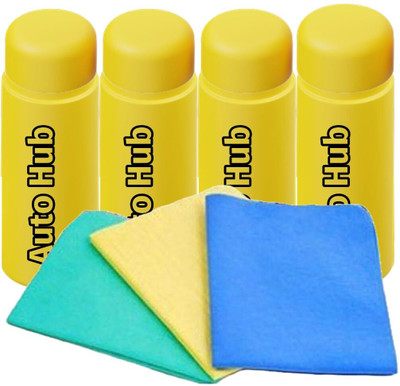 Auto Hub Synthetic Vehicle Washing  Cloth(Pack Of 4)