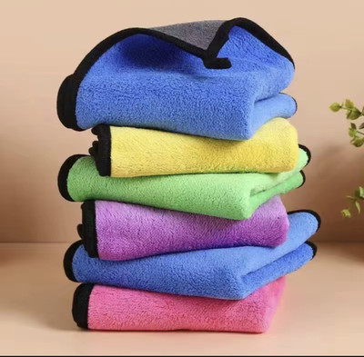 AKDC Microfiber Vehicle Washing  Cloth(Pack Of 5, 600 GSM)