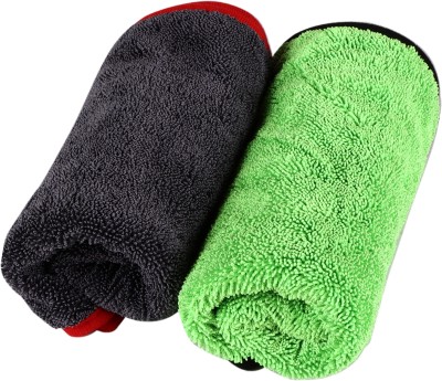 Auto Hub Microfiber Vehicle Washing  Cloth(Pack Of 2, 600 GSM)