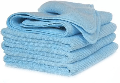 TANTRA Microfiber Vehicle Washing  Cloth(Pack Of 4, 340 GSM)