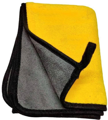 QNJL Microfiber Vehicle Washing  Cloth(Pack Of 1, 500 GSM)