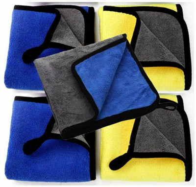 Diyansh Microfiber Vehicle Washing  Cloth(Pack Of 5, 500 GSM)