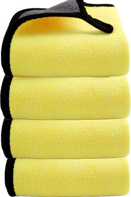 Caronix Microfiber Vehicle Washing  Cloth(Pack Of 4, 600 GSM)