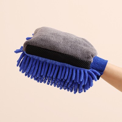 HASTHIP Fabric Vehicle Washing  Hand Glove(Pack Of 1)