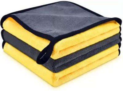 Bwel Care Microfiber Vehicle Washing  Cloth(Pack Of 2, 500 GSM)