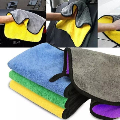 Manav Pack of 5 Lint Free Dual Sided Vehicle, Glass & floor Cleaning Cloth MC2.2545 Wet and Dry Microfiber Cleaning Cloth(5 Units)