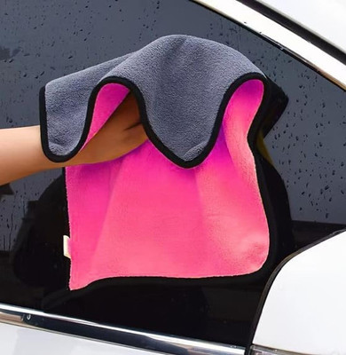 Ekarsa Microfiber Vehicle Washing  Cloth(Pack Of 3, 600 GSM)