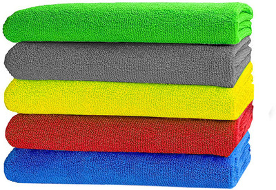 Xy Decor Microfiber Vehicle Washing  Cloth(Pack Of 5, 380 GSM)