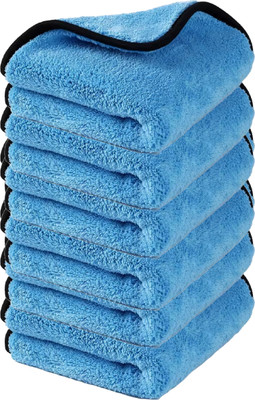 Caronix Microfiber Vehicle Washing  Cloth(Pack Of 6, 600 GSM)