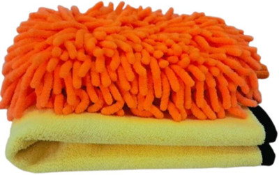 Amcare Microfiber Vehicle Washing  Cloth(Pack Of 2, 800 GSM)