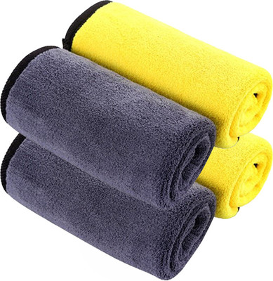SidhiK Microfiber Vehicle Washing  Cloth(Pack Of 4, 800 GSM)