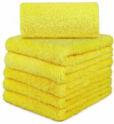 Sheen Microfiber Vehicle Washing  Cloth(Pack Of 8, 400 GSM)