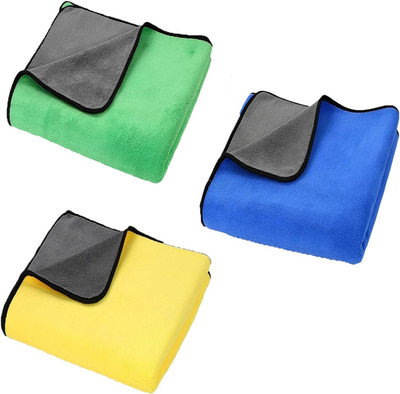 carempire Microfiber Vehicle Washing  Cloth(Pack Of 3, 1100 GSM)