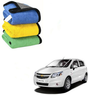 Furious3D Microfiber Vehicle Washing  Cloth(Pack Of 3)
