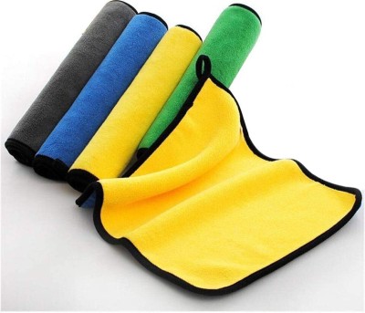 LOMOZAN Microfiber Vehicle Washing  Cloth(Pack Of 2, 800 GSM)