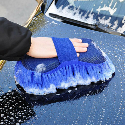 curve creation Microfiber Vehicle Washing  Hand Glove(Pack Of 1)
