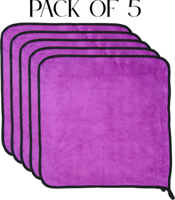 yarnova Microfiber Vehicle Washing  Cloth(Pack Of 5, 500 GSM)
