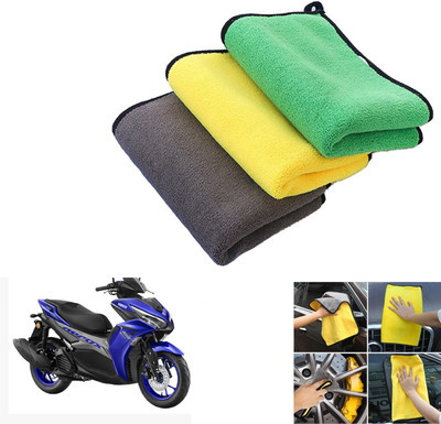 Autoinnovation Microfiber Vehicle Washing  Cloth(Pack Of 3)