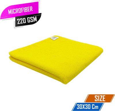 SOFTSPUN Microfiber Vehicle Washing  Cloth(Pack Of 1, 220 GSM)