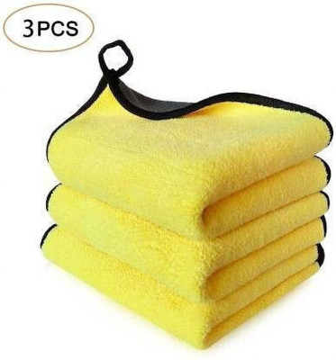 SHIVA Microfiber Vehicle Washing  Cloth(Pack Of 5, 600 GSM)