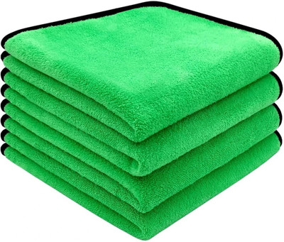 MAKAGE Microfiber Vehicle Washing  Cloth(Pack Of 4, 600 GSM)