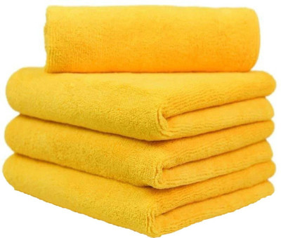Sheen Microfiber Vehicle Washing  Cloth(Pack Of 4, 300 GSM)