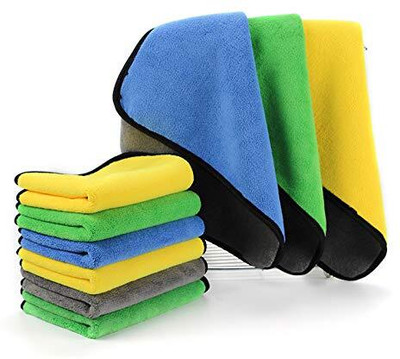 DDA ENTERPRISES Fabric Vehicle Washing  Duster(Pack Of 3, 600 GSM)