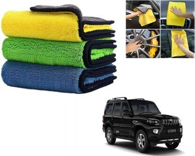 DAANVI Microfiber Vehicle Washing  Cloth(Pack Of 6, 600 GSM)